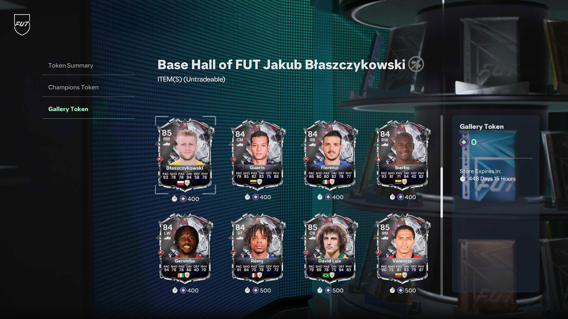 Gallery Token Store FUT 27