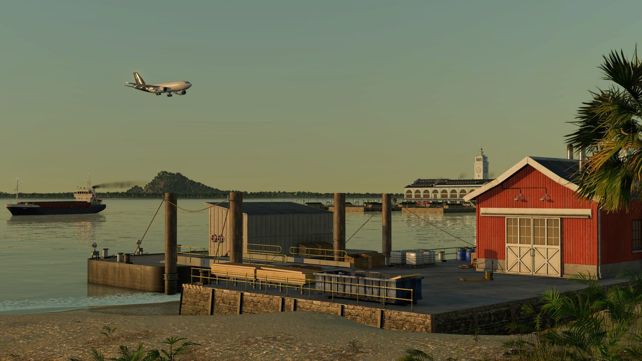 Airplane on Final Approach